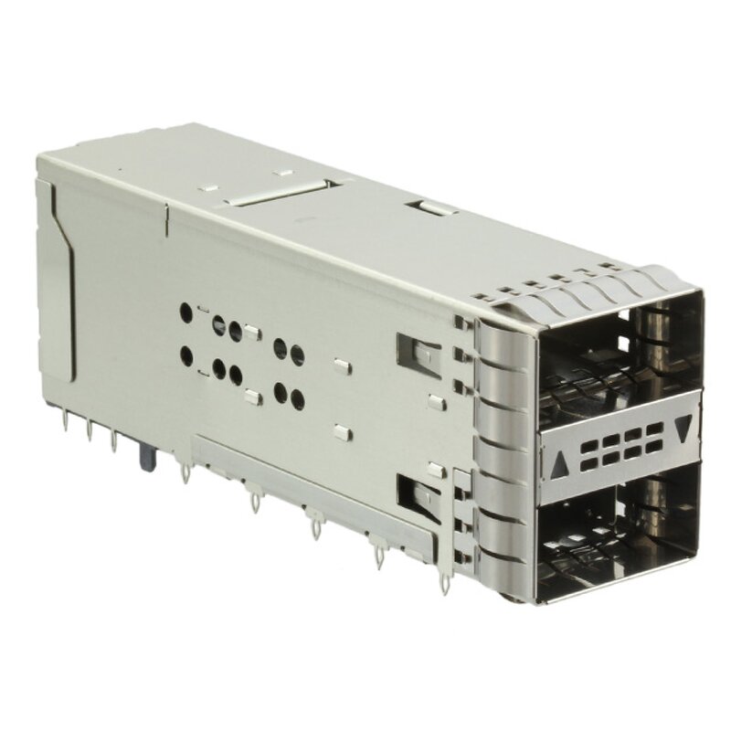 ZQSFP+ Receptacle Cage Connector Manufacturer - Brand New Original 2x1 76 Position R/A 2227666-3