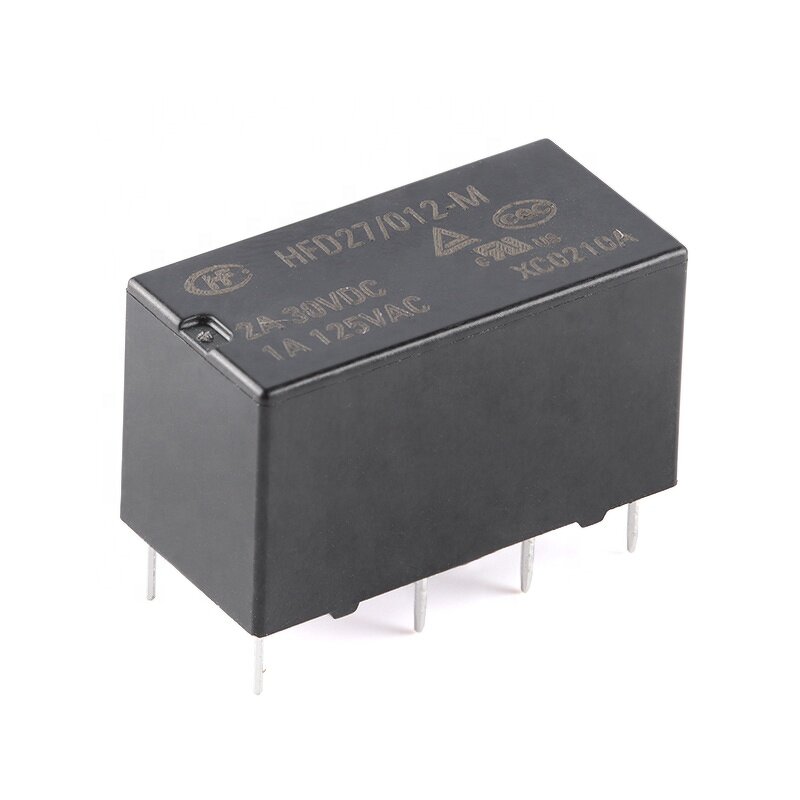 Relay Manufacturer - HFD27 8-pin Direct Insertion Ultra Small Signal DC 5V 12V 24V HFD27-005-M HFD27-012-M