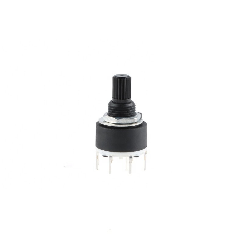 Rotary Switch Manufacturer - 5pcs SR16 Plastic 16MM 2 Pole 3 4 Position 1 Pole 4-8 Position Handle Length 15MM