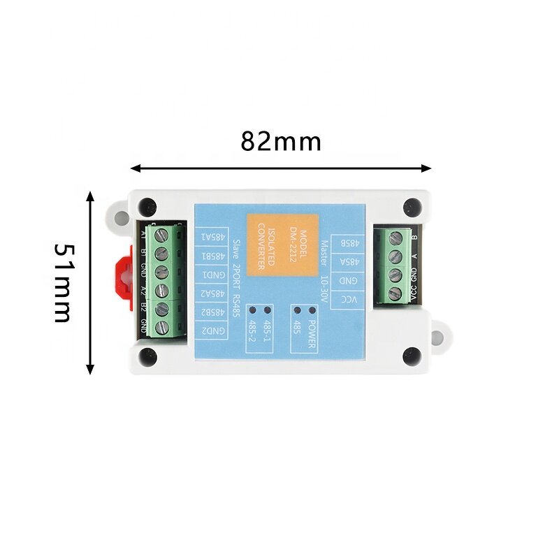 RS485 Communication Repeater Manufacturer - Hott 2 Channel Photoelectric Isolation Signal Converter DM-2212