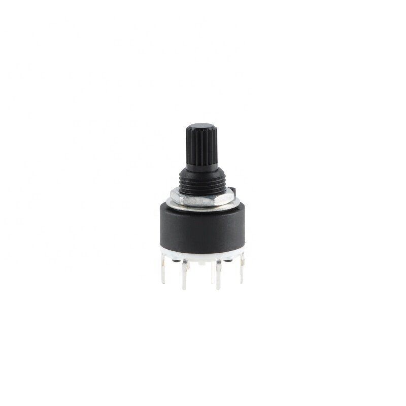 Rotary Switch Manufacturer - 5pcs SR16 Plastic 16MM 2 Pole 3 4 Position 1 Pole 4-8 Position Handle Length 15MM