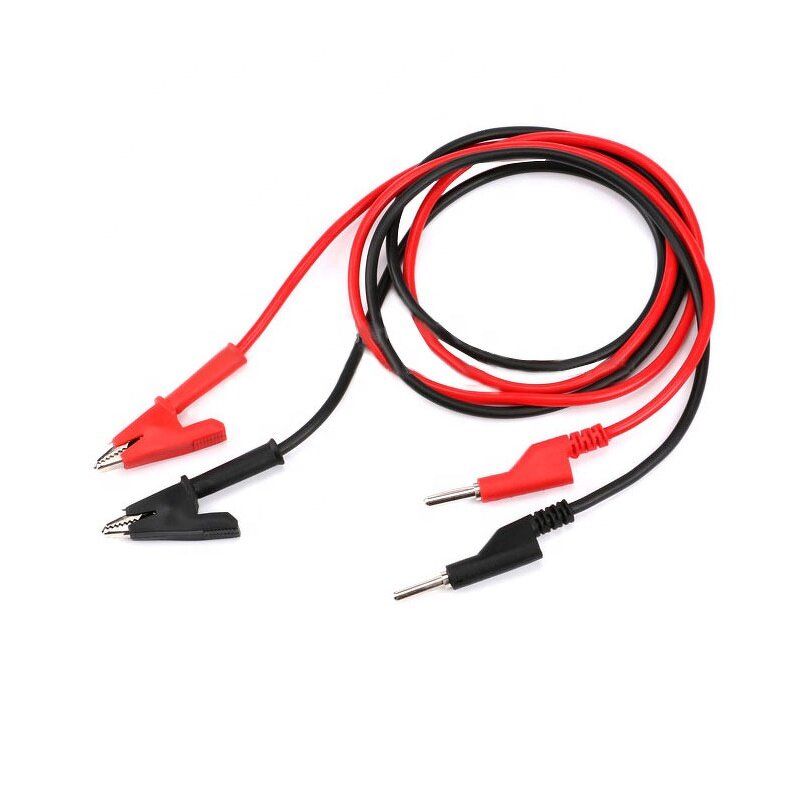 Test Lead Wire Manufacturer - High Quality Double End Banana Plug Alligator Clip Silicone for Multimeter DIY