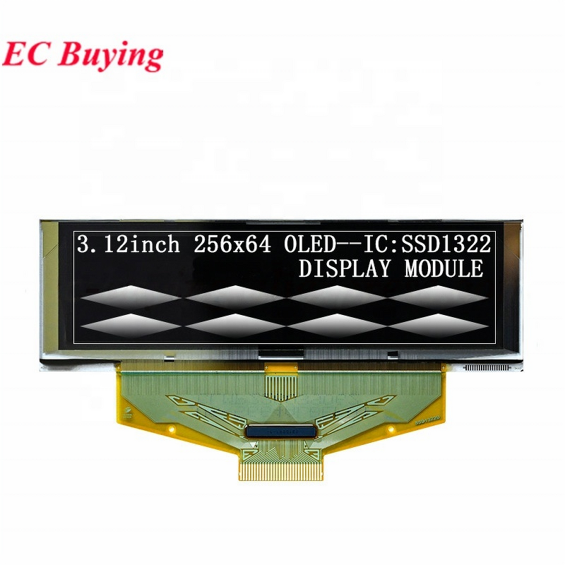 OLED Display Module Manufacturer - 3.12 Inch 256x64 Bare Screen SSD1322 SPI Parallel for Arduino