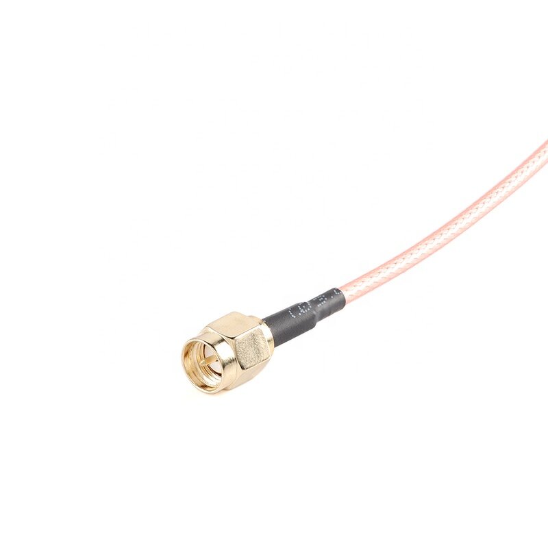 RF Coaxial Cable Manufacturer - RG316 SMA Male Plug to Dual Alligator Clips 50 ohm 50cm