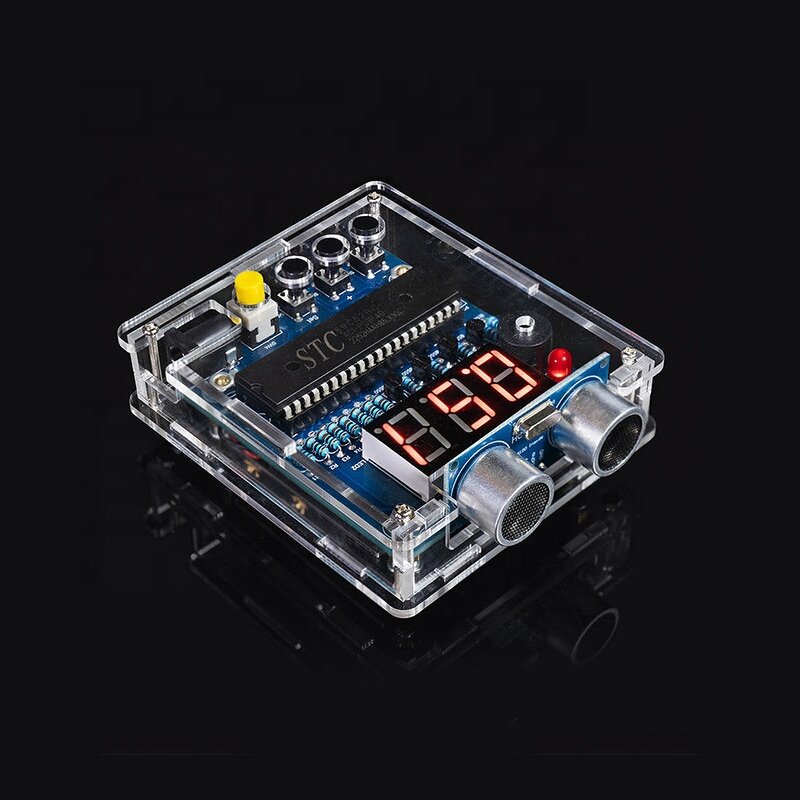 Ultrasonic Rangefinder Kit Manufacturer - DIY 0-4M Distance Measuring Car Reverse Radar Alarm 51 Single Chip STC