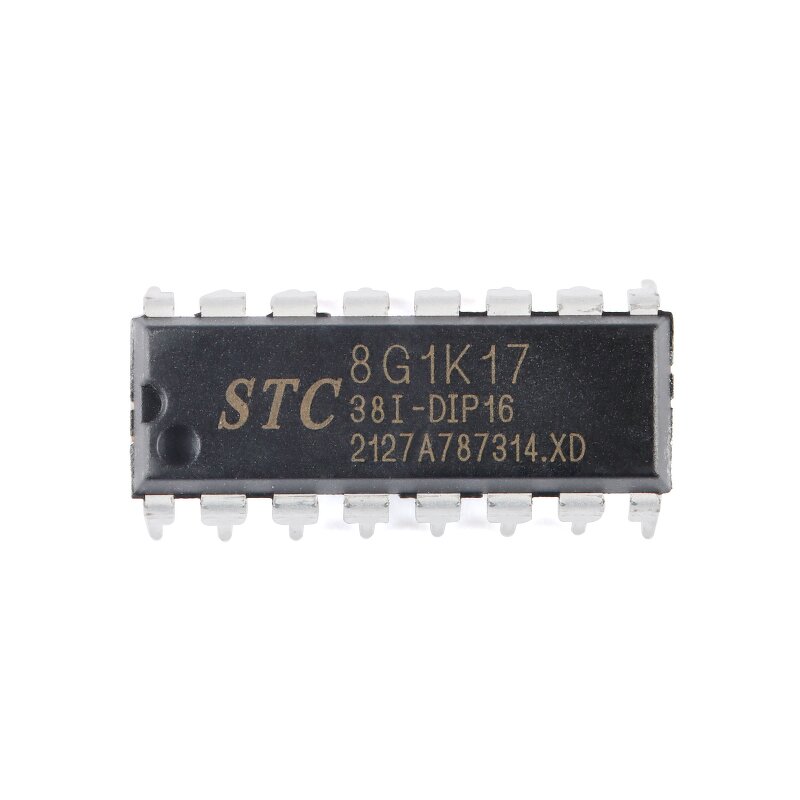 Microcontroller MCU Manufacturer - Original STC8G1K17 DIP16 STC8G1K17-38I Single Chip STC8G1K17-38I-DIP16