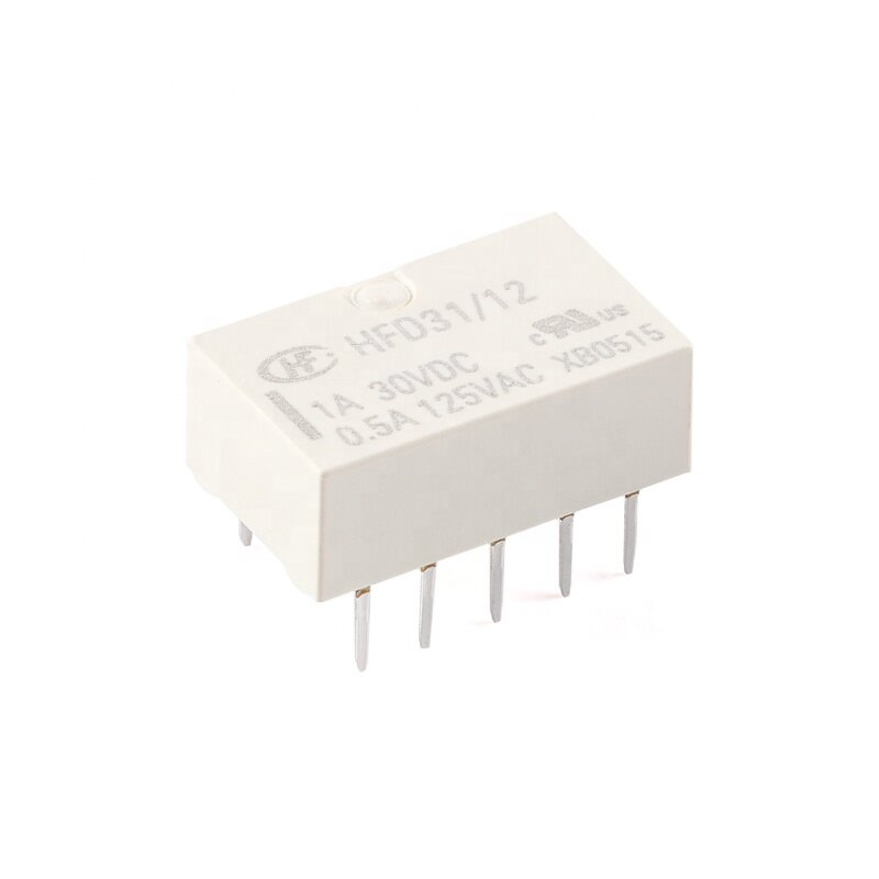 Signal Relay Manufacturer - HFD31 DC 5V 12V 24V 10 Pin Direct Insertion Ultra Small HFD31-5 HFD31-12 HFD31-24