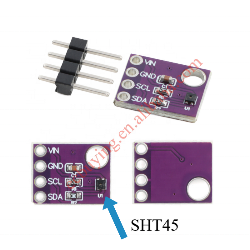 Digital Temperature and Humidity Sensor Module Manufacturer - New Original GY-SHT40 SHT41 SHT45 I2C High Precision
