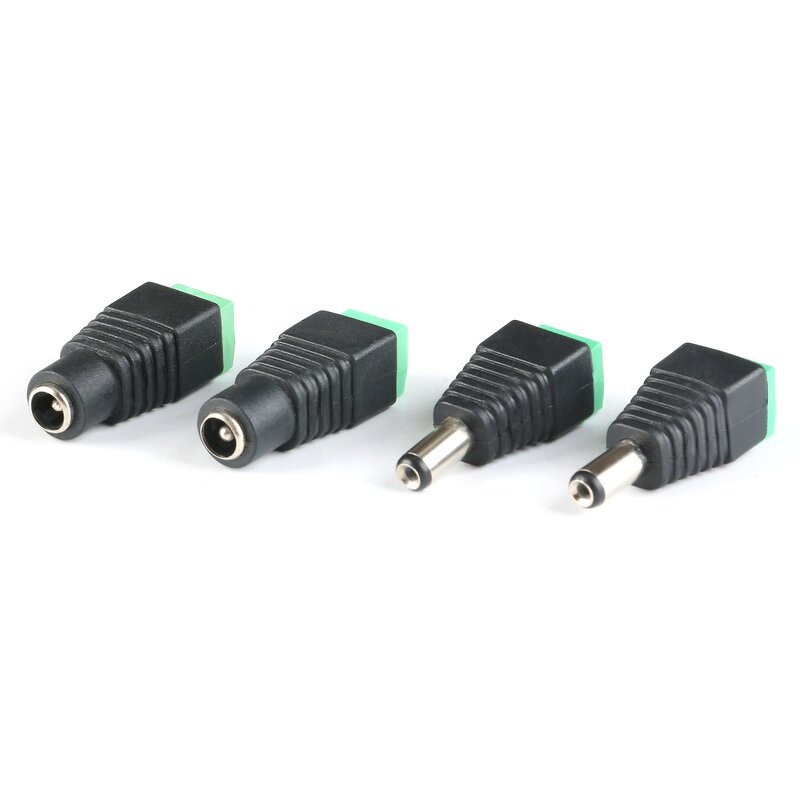 DC Power Connector Manufacturer - 10pcs 5.5x2.1mm 5.5x2.5mm Male Female Jack for LED Strip CCTV Camera