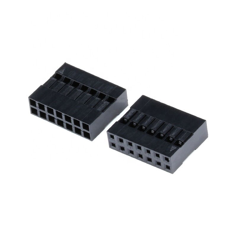 Dupont Connector Manufacturer - 50pcs 2.54mm Double Row 2x2-20 Pin Plastic Shell Plug Housing