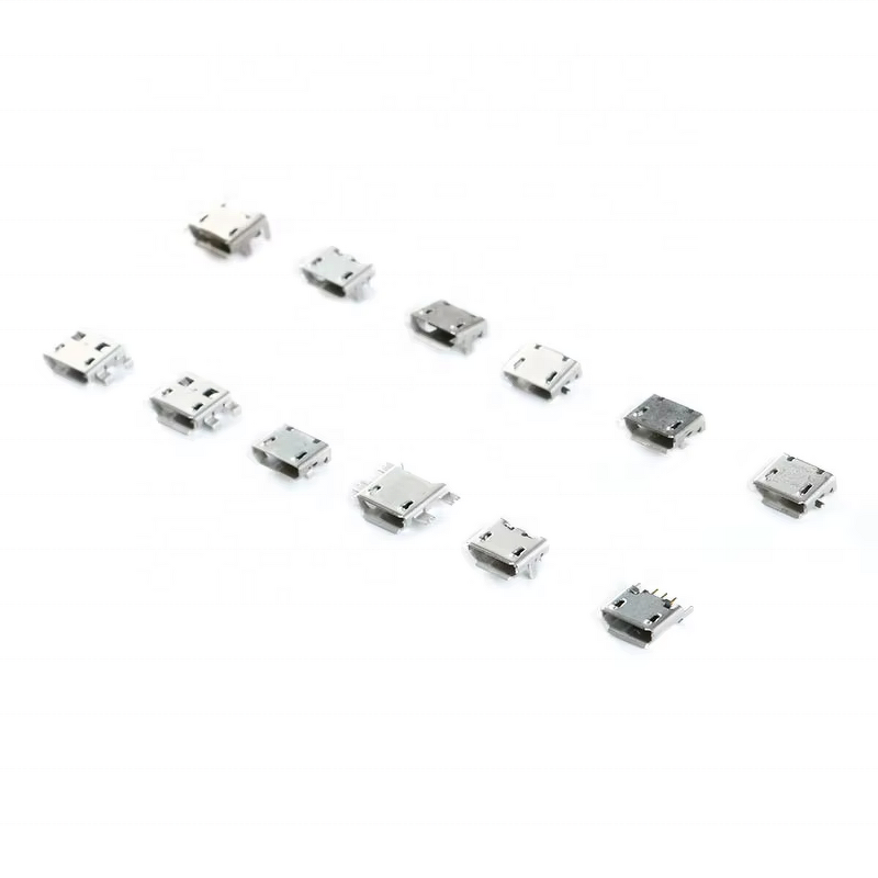 USB Connector Manufacturer - 60pcs 5 Pin SMT Socket Micro USB Type B Female 12 Models SMD DIP