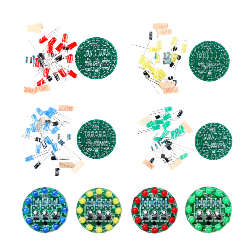 LED Water Light Kit Manufacturer - Production for Skill Training Soldering Practice Parts DIY Electronic Set