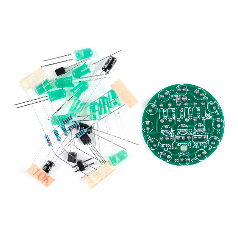 LED Water Light Kit Manufacturer - Production for Skill Training Soldering Practice Parts DIY Electronic Set