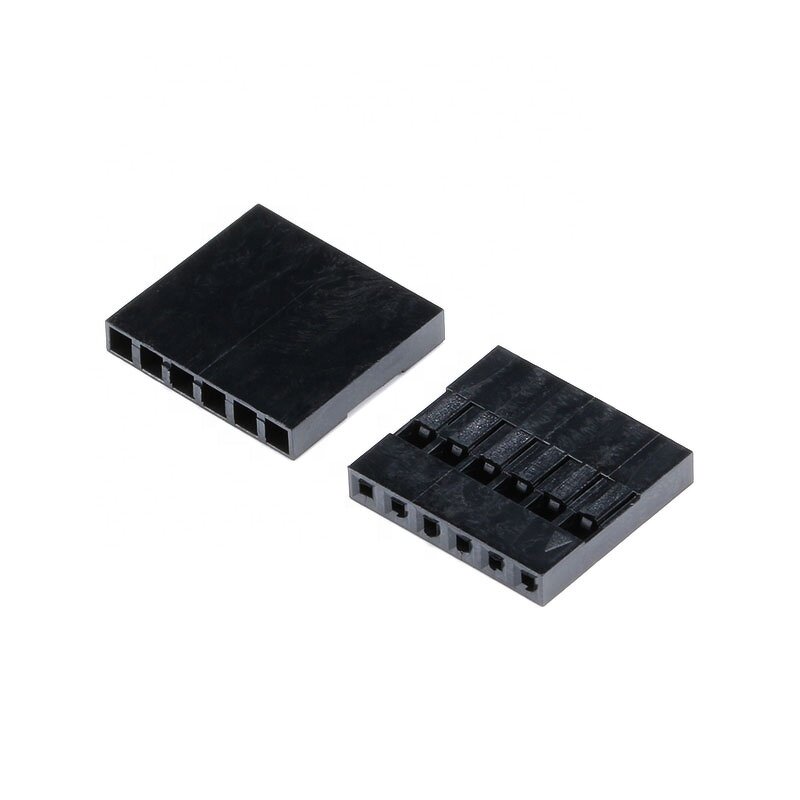 Dupont Connector Manufacturer - 50pcs 2.54mm Single Row 1P-20P Plastic Shell Plug Housing