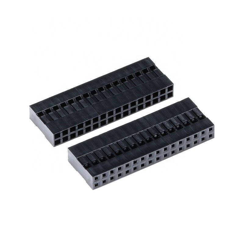 Dupont Connector Manufacturer - 50pcs 2.54mm Double Row 2x2-20 Pin Plastic Shell Plug Housing
