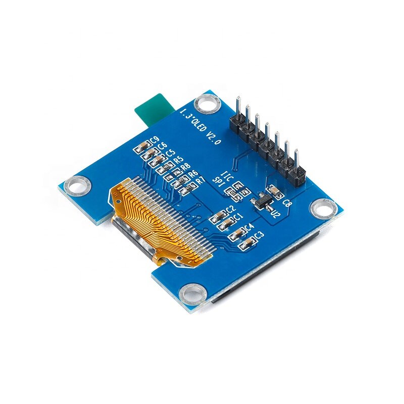 OLED Module Manufacturer - 1.3 Inch LCD 128x64 White Blue SPI IIC I2C SSD1306 SH1106 4Pin 7Pin