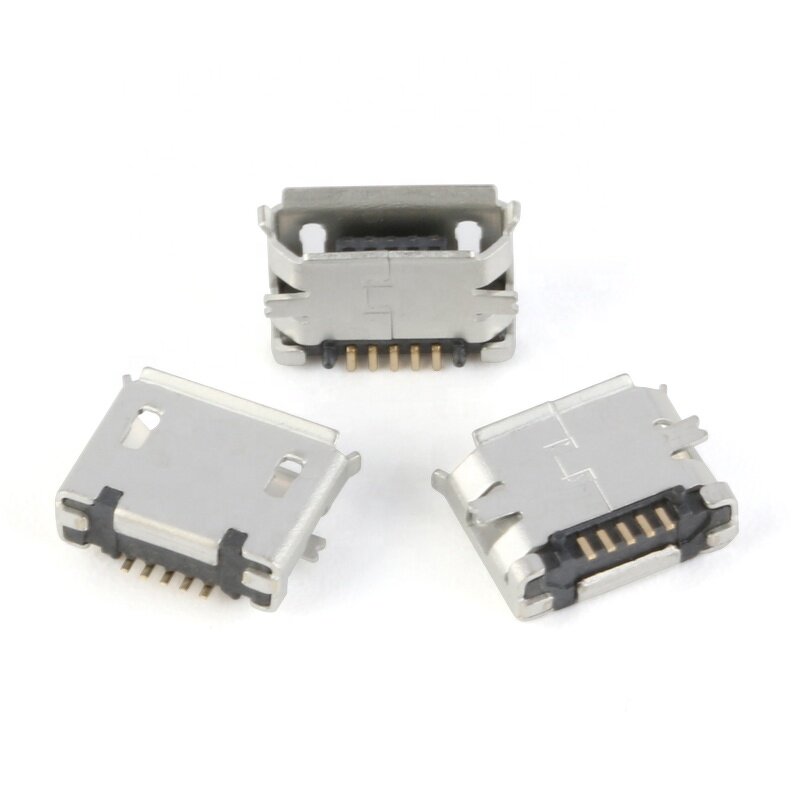 USB Connector Manufacturer - 60pcs 5 Pin SMT Socket Micro USB Type B Female 12 Models SMD DIP