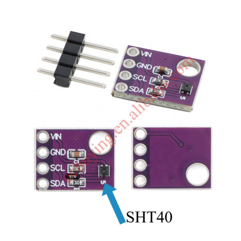 Digital Temperature and Humidity Sensor Module Manufacturer - New Original GY-SHT40 SHT41 SHT45 I2C High Precision