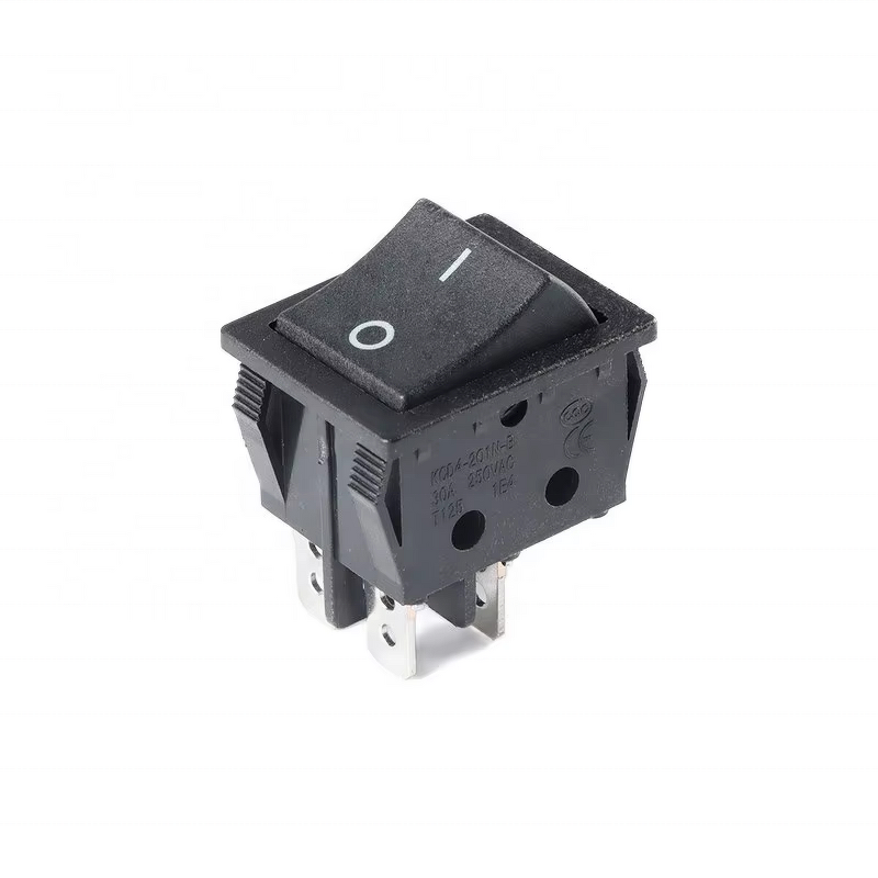 Rocker Switch Manufacturer - KCD4 30A 250VAC 4Pin 6Pin ON-OFF Boat Ship Type with LED Indicator