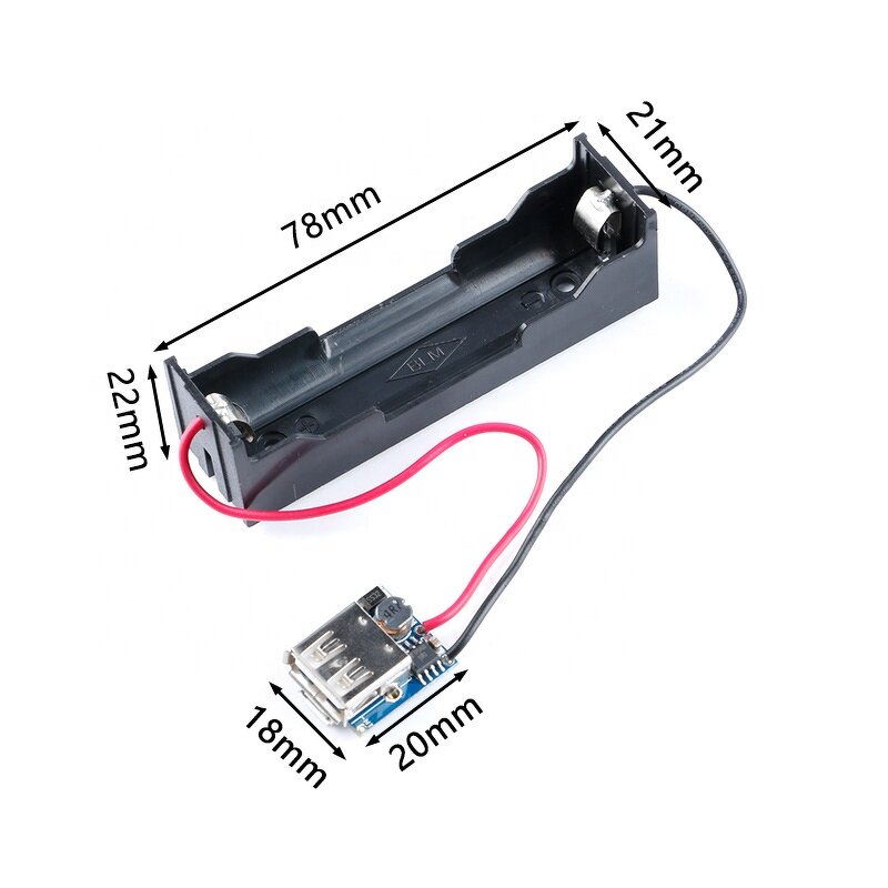 Lithium Battery Charging Module Manufacturer - 18650 3.7V 4.2V to 5V USB Boost Board for DIY Electronic Kits