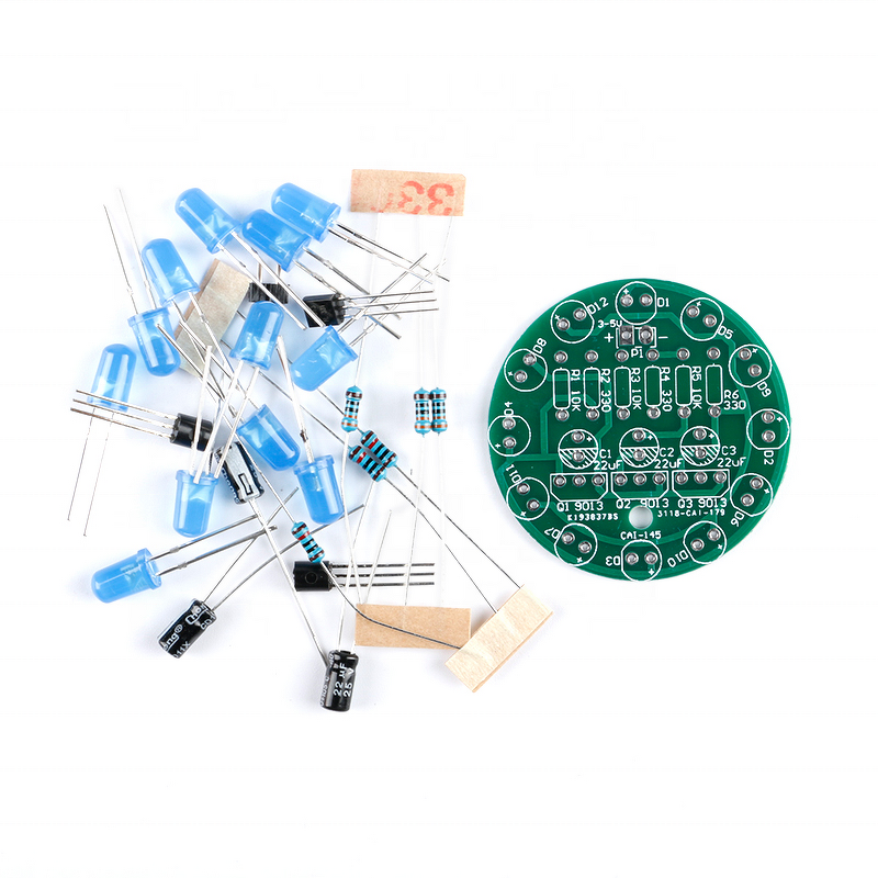 LED Water Light Kit Manufacturer - Production for Skill Training Soldering Practice Parts DIY Electronic Set