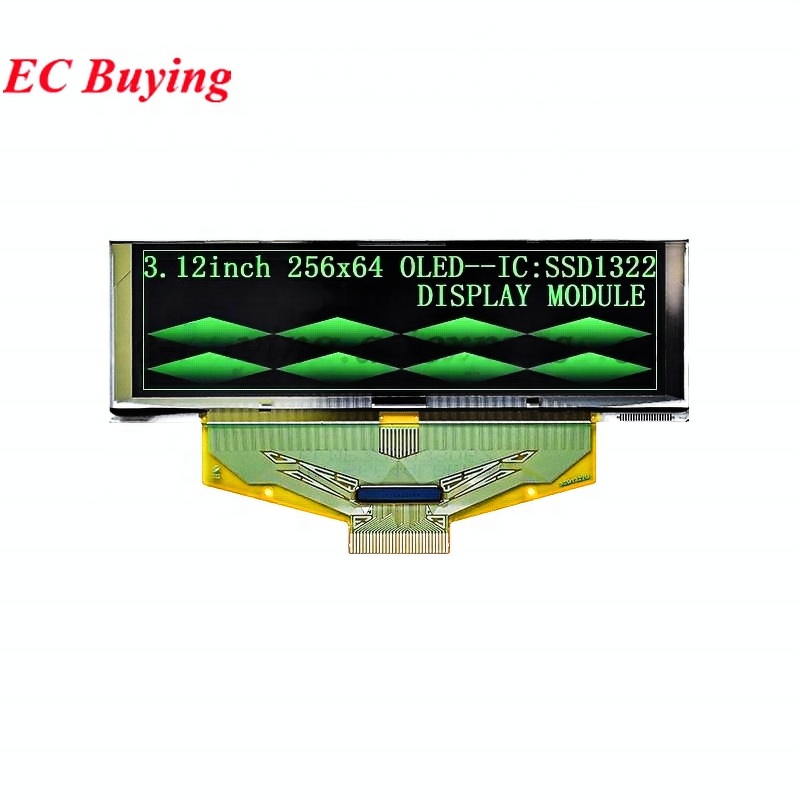 OLED Display Module Manufacturer - 3.12 Inch 256x64 Bare Screen SSD1322 SPI Parallel for Arduino