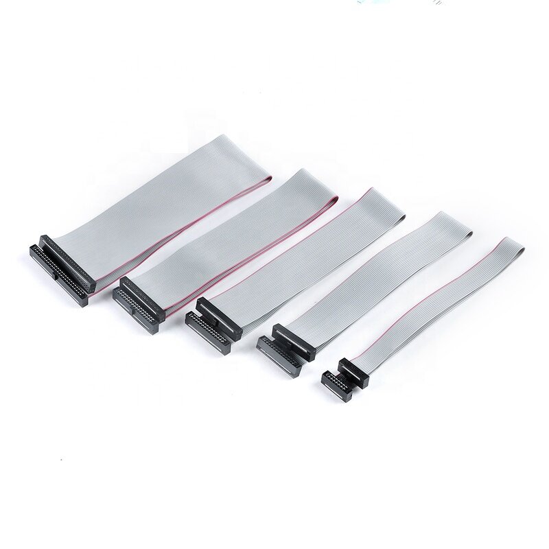 Flat Ribbon Data Cable Manufacturer - 1.27mm Pitch FC-6/8/10/14/16/20/40/50 Pin 20CM for JTAG ISP Download