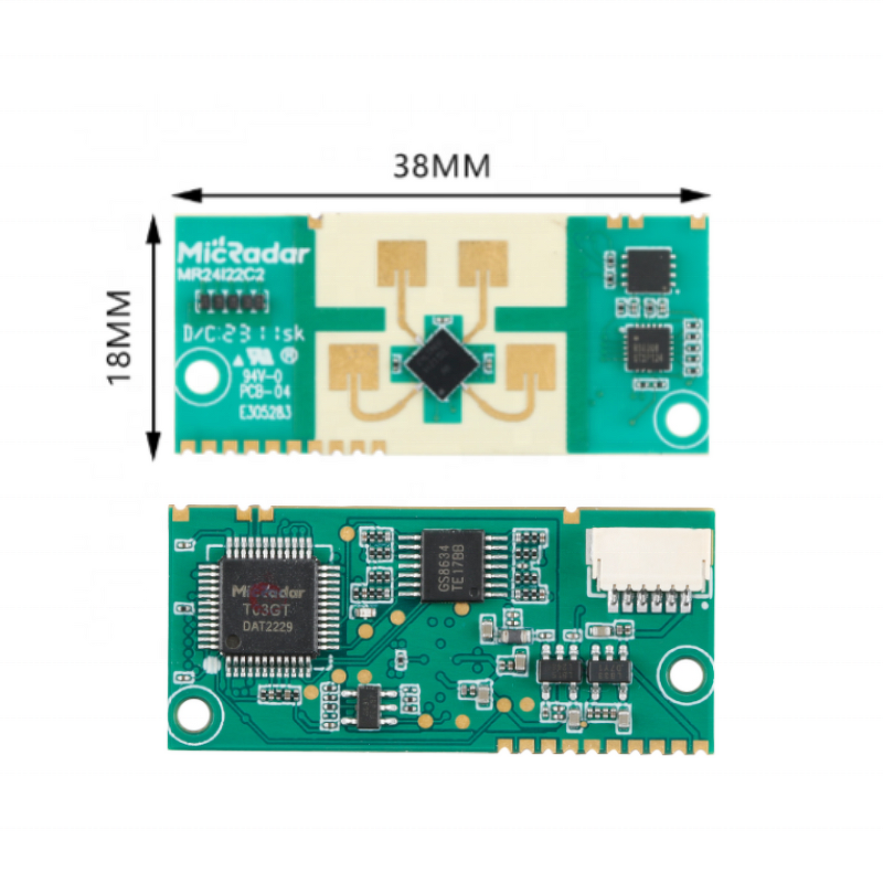 Radar Sensor Manufacturer - R24ETT1 Trajectory Tracking 2.4G Millimeter Wave Human Presence Sensing Linkage Perception