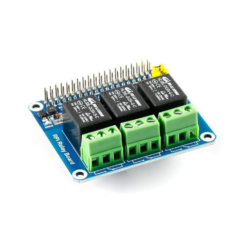 Relay Module HAT Manufacturer - Raspberry Pi Expansion Board Three Channel Power Relay for Smart Home