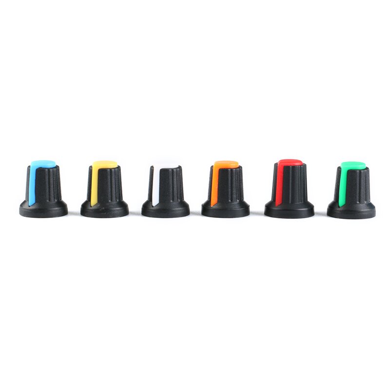 Potentiometer Knob Manufacturer - 6pcs New Original Plastic Black Body Shaft Hole AG2 A-2 Cover WH148