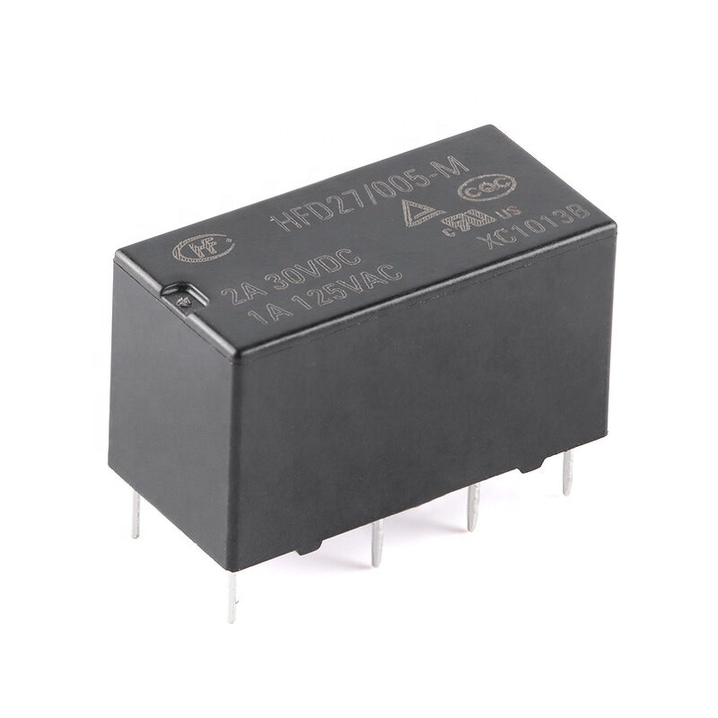 Relay Manufacturer - HFD27 8-pin Direct Insertion Ultra Small Signal DC 5V 12V 24V HFD27-005-M HFD27-012-M