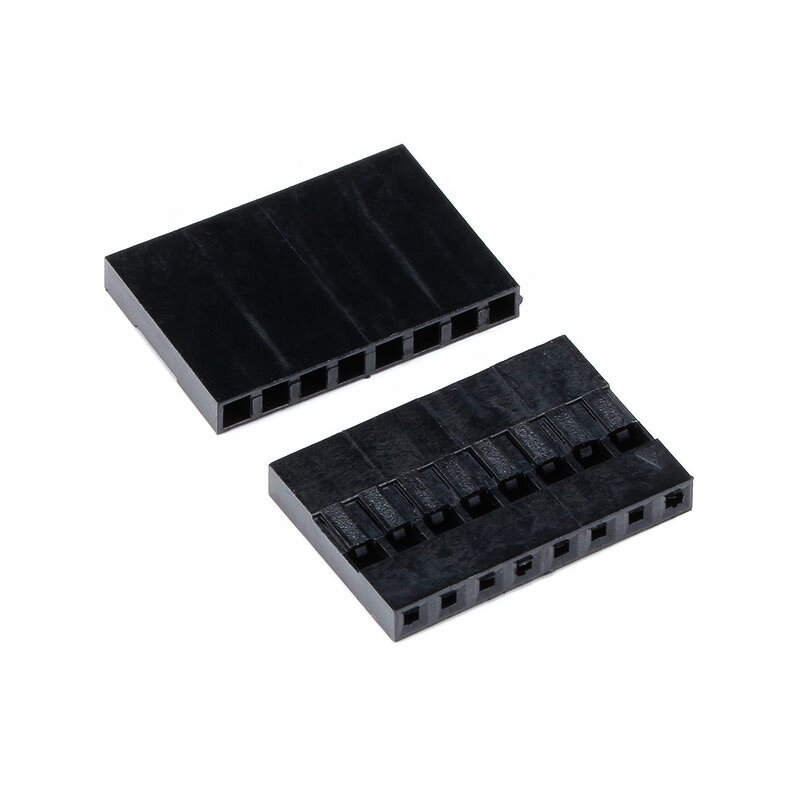 Dupont Connector Manufacturer - 50pcs 2.54mm Single Row 1P-20P Plastic Shell Plug Housing