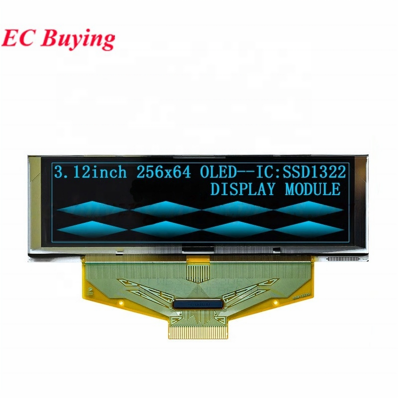 OLED Display Module Manufacturer - 3.12 Inch 256x64 Bare Screen SSD1322 SPI Parallel for Arduino