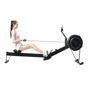Air Rowing Machine Manufacturer - Foldable Air Resistance Home Rower Gym Fitness Equipment Dragon Boat Rowing