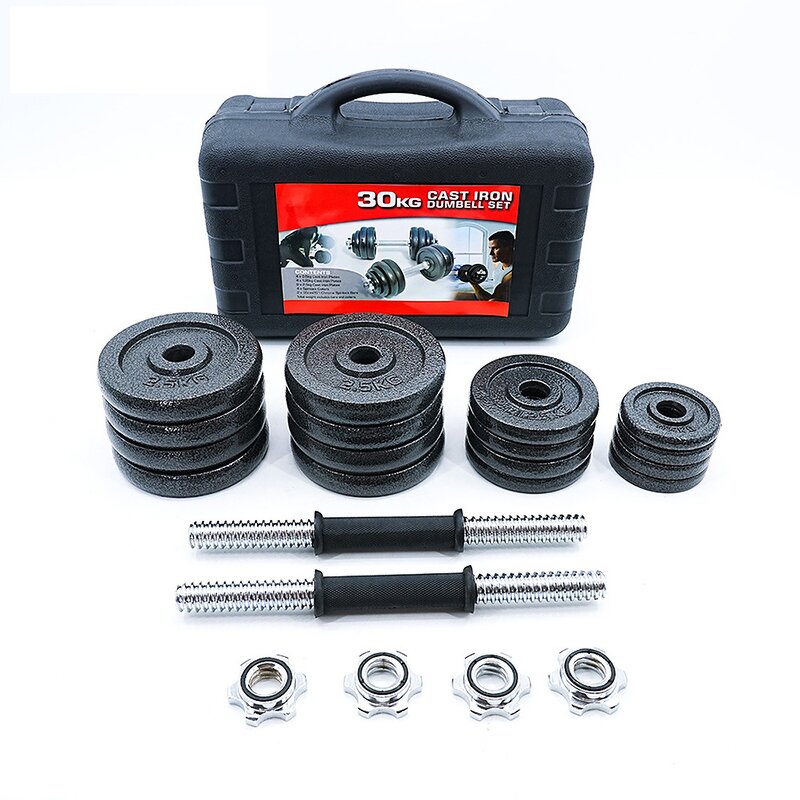 Adjustable Dumbbell Set Manufacturer - Wholesale Fitness Equipment with Storage Box 20KG Lifting Free Weights Combination