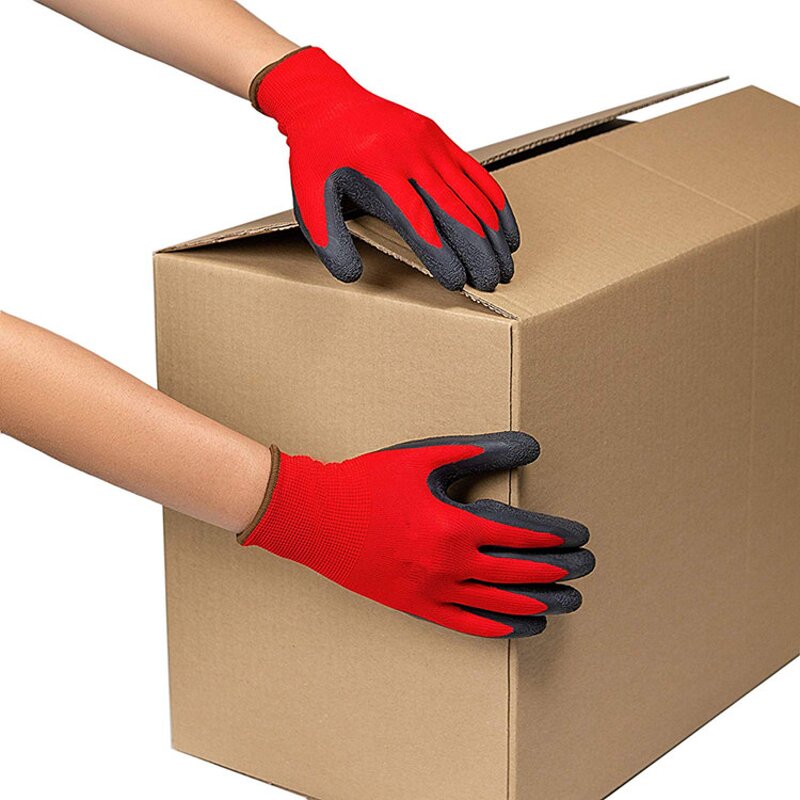 Latex Rubber Hand Gloves Manufacturer - Industrial Sharp Components Guante De Planta for Light Metals Handling