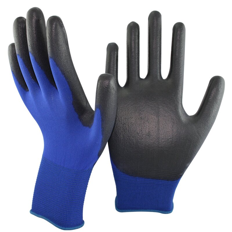 Cut Resistant PU Coated Gloves Manufacturer - Breathable Lightweight Nylon Safety Work for Work