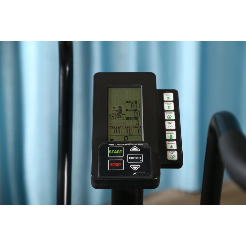 Air Bike Manufacturer - Fitness Commercial Equipment Air-Resistance Fan Bike with Dual Action Handlebars for Gym