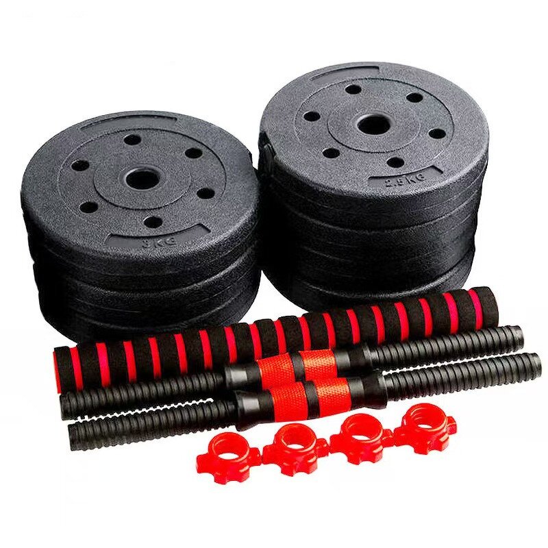 Adjustable Dumbbell Sets Manufacturer - Gym Equipment 10-40KG Fitness Body Building Cement Strength Training for Men Women