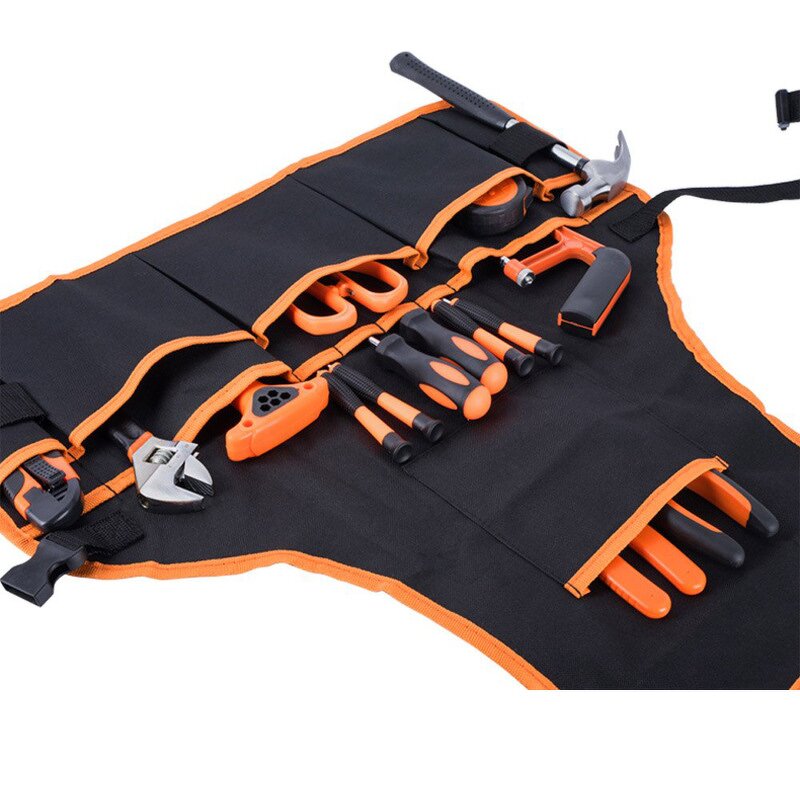 Utility Work Tool Apron Manufacturer - Custom Tools Belt Construction Padded Strap Garden Electrician with Tool Pockets