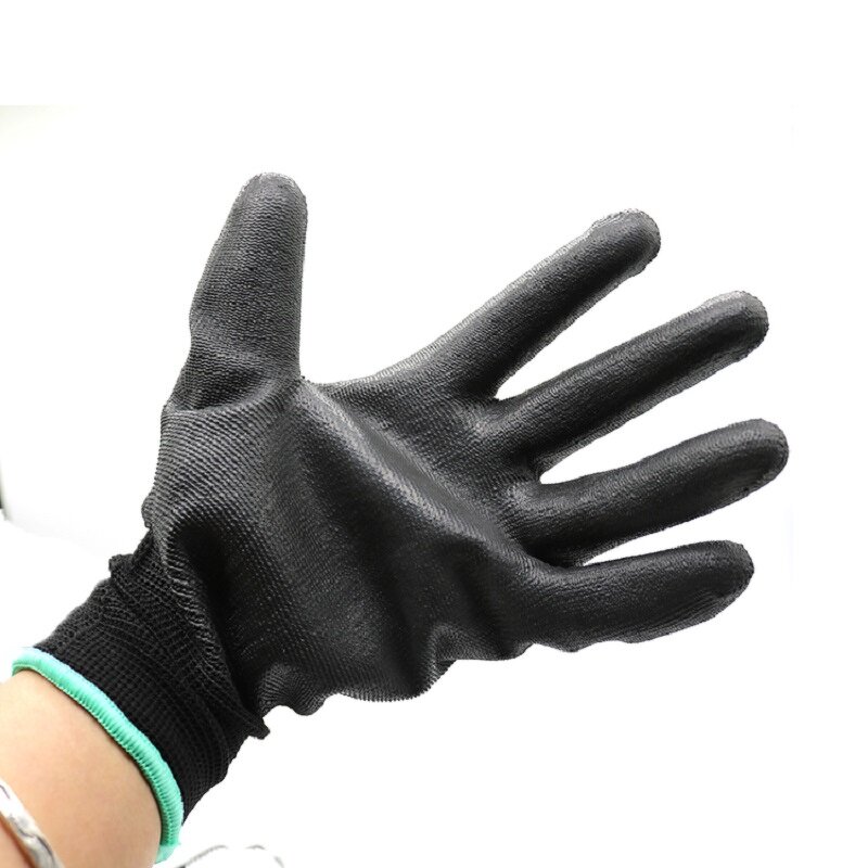 Cut Resistant PU Coated Gloves Manufacturer - Breathable Lightweight Nylon Safety Work for Work