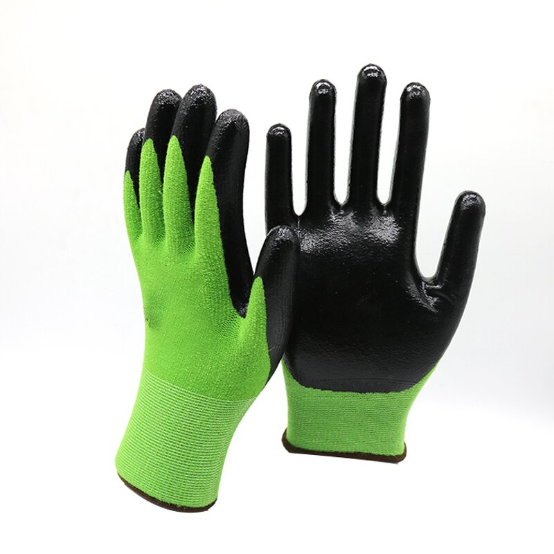 Bamboo Fiber Gardening Gloves Manufacturer - Cool Smooth Nitrile Earth-friendly Horticulture Work for Planting Restoration