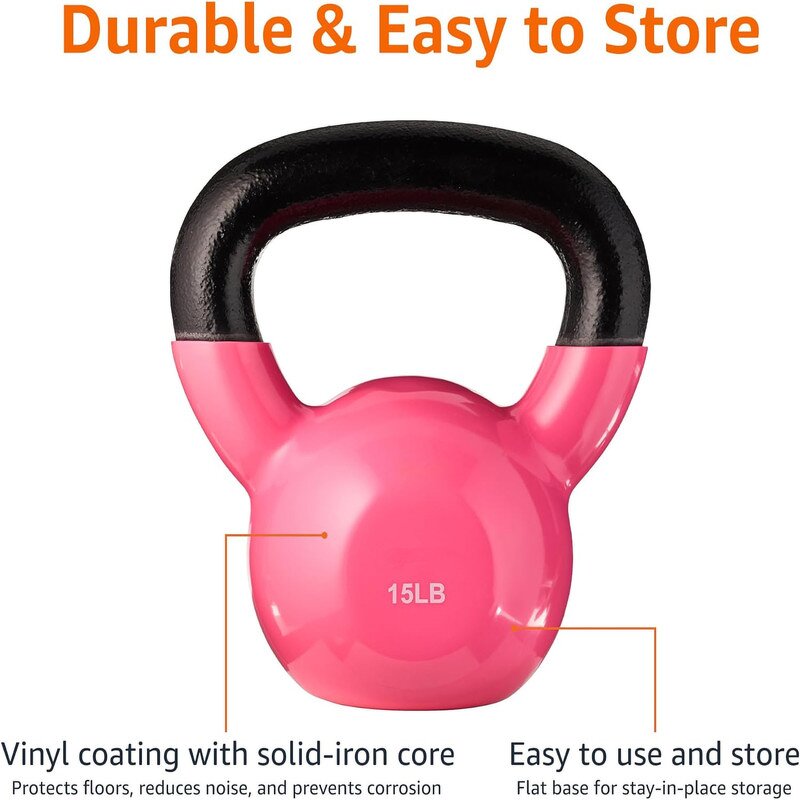 Kettlebell Manufacturer - Gym Fitness Competition Full Body Workout Equipment Push-up Strength Training Vinyl Coated Cast Iron