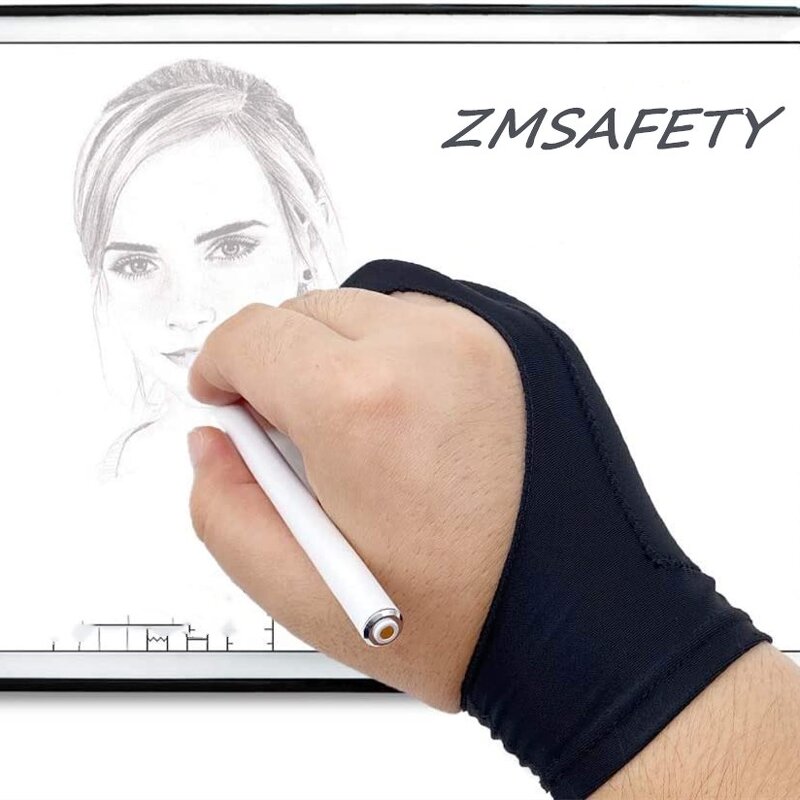 Artist Drawing Tablet Glove Manufacturer - ZMSAFETY Flexible Reduces Friction for Paper Sketching IPad Sketching Board for Right or Left Hand