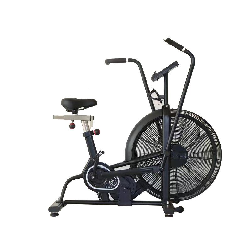 Air Bike Manufacturer - Fitness Commercial Equipment Air-Resistance Fan Bike with Dual Action Handlebars for Gym