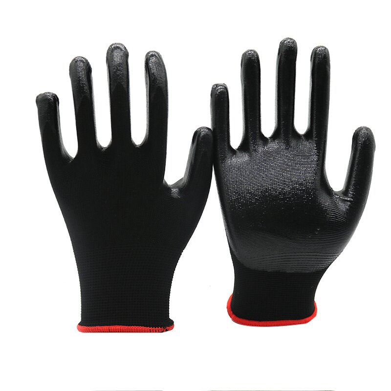 Nitrile Coated Work Gloves Manufacturer - ZM 13G Smooth Anti-oil Working