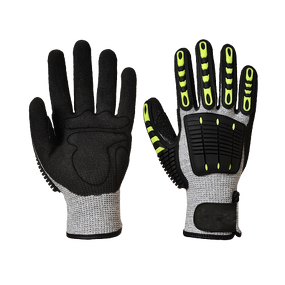 High Impact Rope Rescue Work Gloves Manufacturer - Good Quality Mechanic Antivibration Knuckle Protect