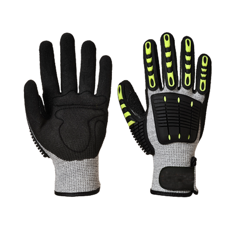 High Impact Rope Rescue Work Gloves Manufacturer - Good Quality Mechanic Antivibration Knuckle Protect