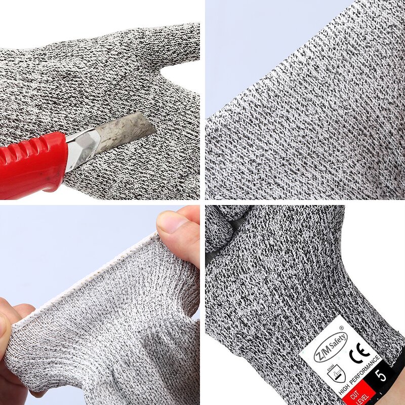 Cut Resistant Cooking Gloves Manufacturer - Food Grade Kitchen Knife Blade Proof Level 5 Anticut Safety Protection for Fish Handling