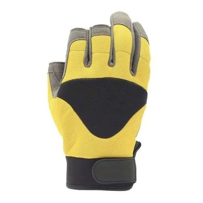 Anti Vibration Carpenter Gloves Manufacturer - High Dexterity 3 Fingerless Work Safety